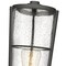 Z-Lite Helix 1 Light Outdoor Post Mount Fixture, Black And Clear Seedy 591PHB-BK - alternate 4